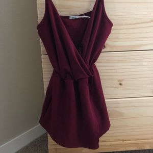Urban Outfitters Burgundy Romper